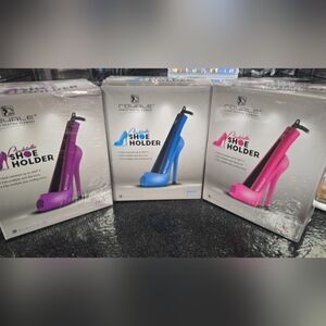 Shoe Holder For Hair Tools- Pink, Blue, Purple